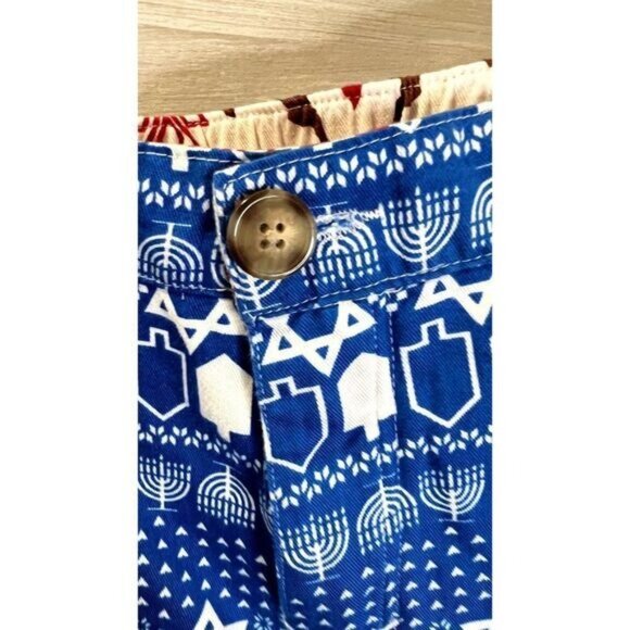 Chubbies Women's Reversible Holiday Christmas/Hanukkah Button Shorts - Picture 13 of 14